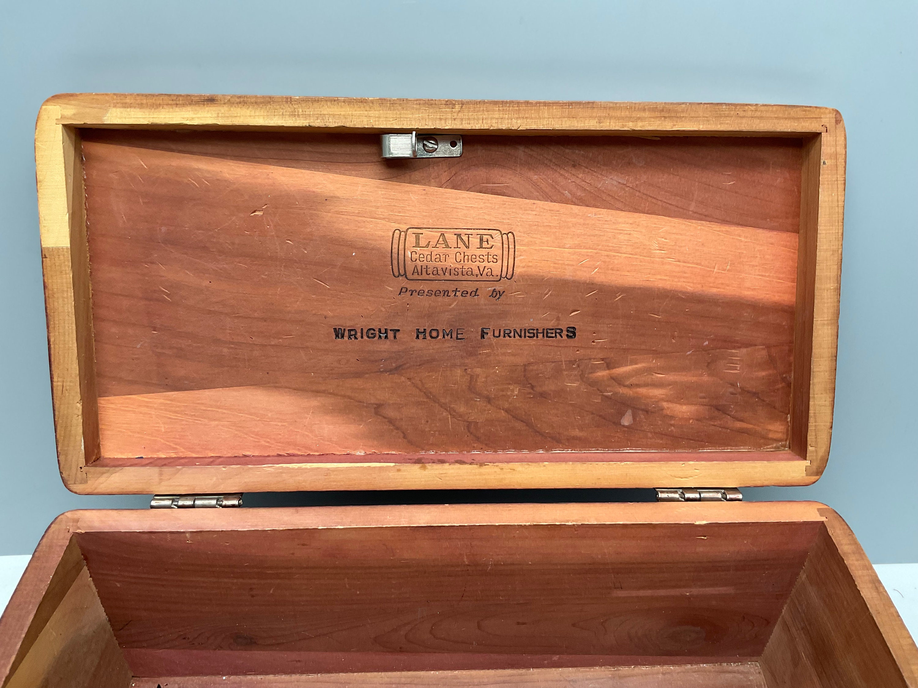 Vintage Lane Cedar Chest Salesman's Sample Size Etsy