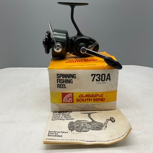 Vieux Moulinet De Pêche South Bend 65A – Uniquement Pour Droitier, En Métal Moulé D'origine