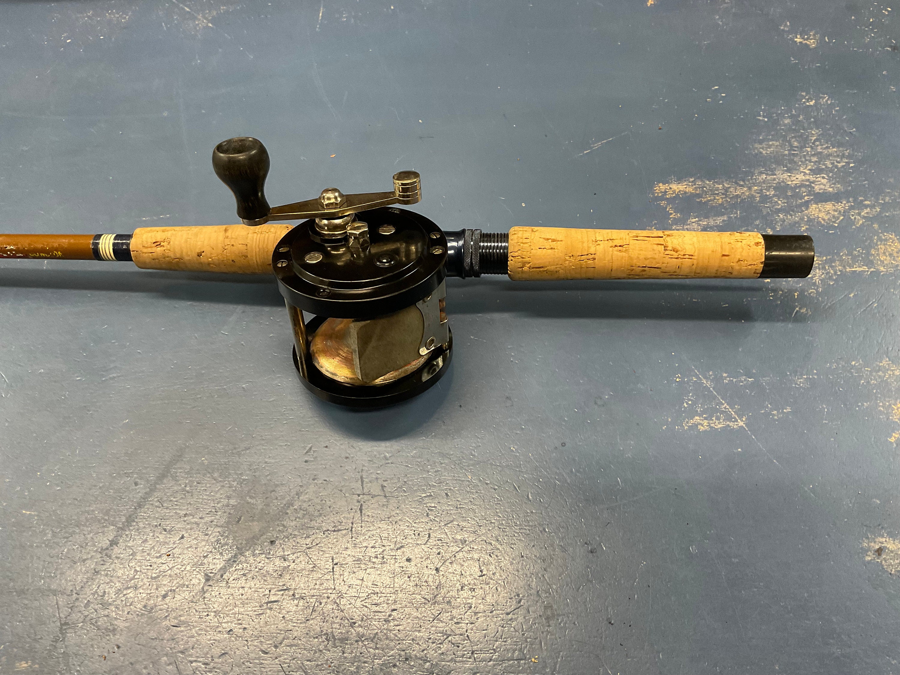 Moulinet De Casting Vintage Pflueger Modèle 1355 (pêche En Mer, USA)