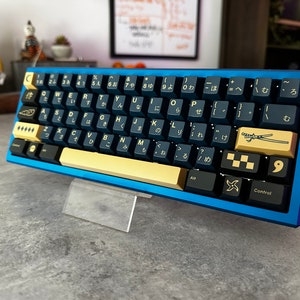 Wilba.tech Salvation Keyboard (samurai Blue) With GMK Blue Samurai