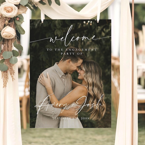 Engagement Poster - Etsy