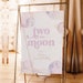 Two the Moon Second Welcome Sign Two the Moon Theme Party Decor Second ...