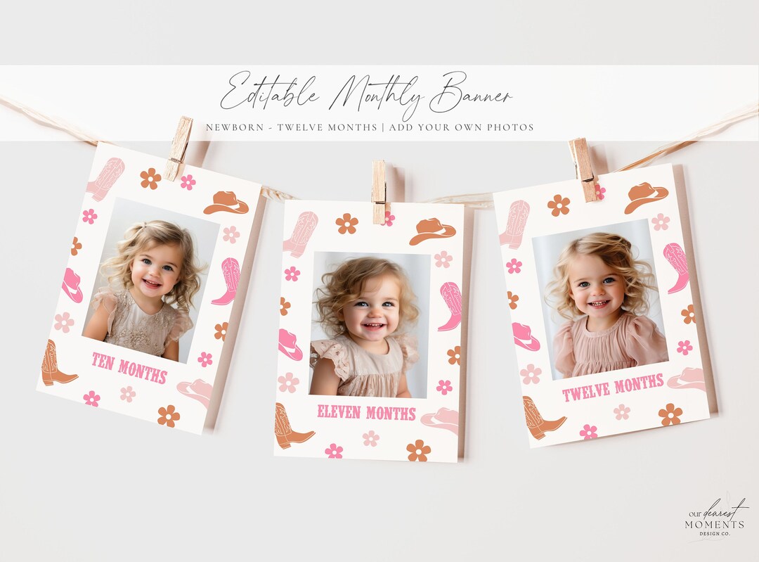 JeVenis 2 PCS My First Rodeo Birthday Party Supplies Girl...