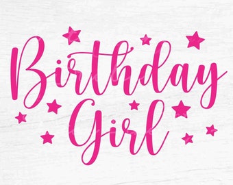 Aniversariante - Download digital instantâneo - arquivos svg, png, eps, pdf, dxf - Presente para filha, sobrinha, neta
