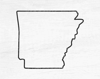 Arkansas State Outline - Instant Digital Download - svg, png, eps, pdf, dxf files - Proud Arkansan, Love Arkansas, Native