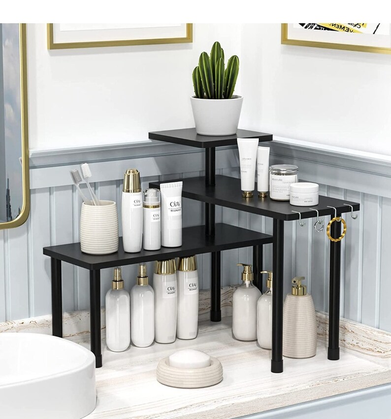 Bathroom Organizer Countertop Organizer Bathroom Shelf 3 Etsy