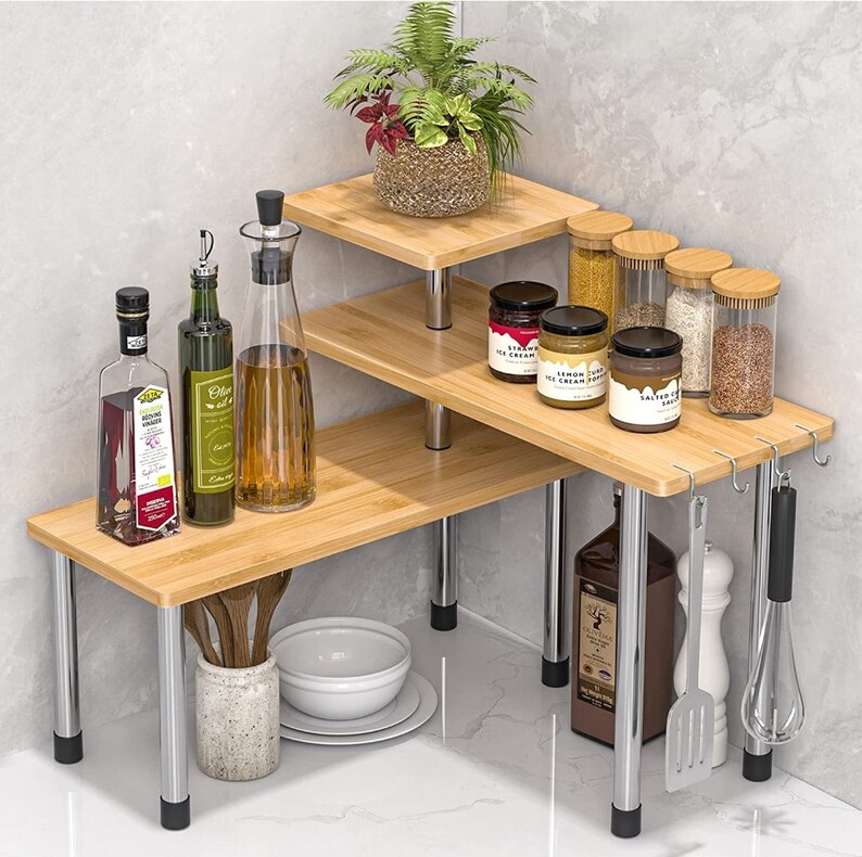Bathroom Organizer Countertop Organizer Bathroom Shelf 3 Etsy