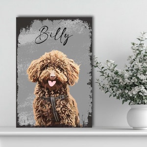 Personalisiertes Haustier Portrait, Hundeportrait vom Foto, Haustier Portrait, Hundeportrait, Hundeportrait, Hundeportrait, Hundeportrait