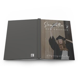Personalized Photo Graduation Journal, Custom New Chapter Notebook ...