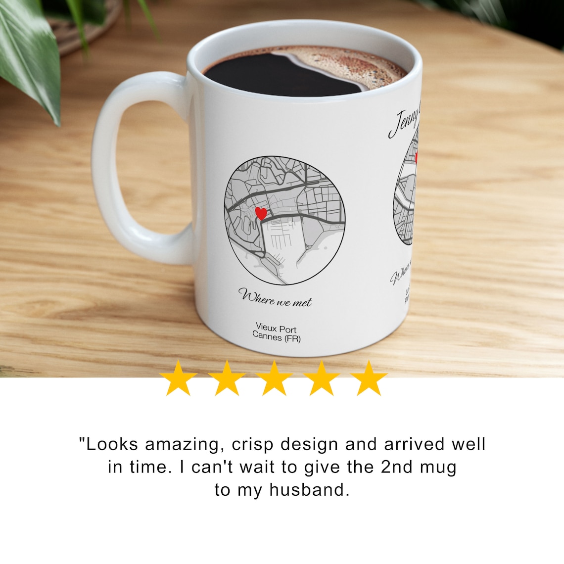 Teamap Mug Personalized Story Map Coffee Mug Custom Housewarmings Gift - Etsy