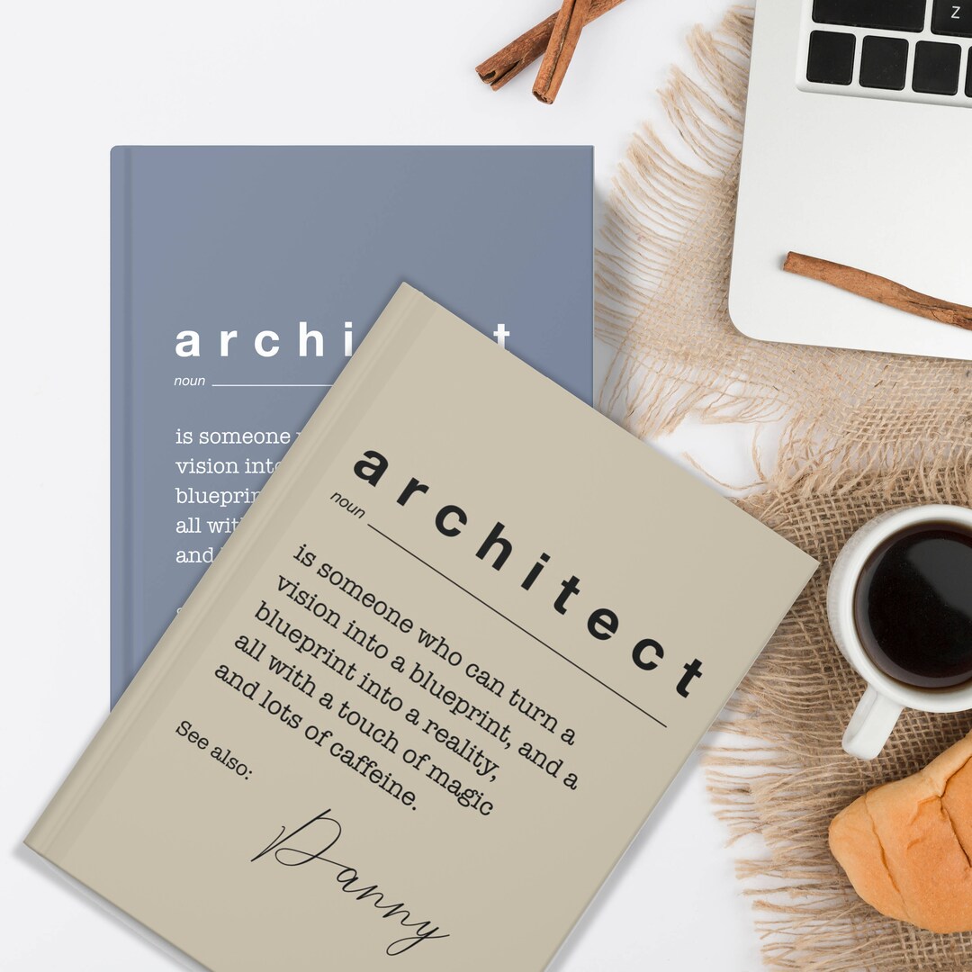 Personalized Journal Architect Definition Architect Notebook Gift for ...