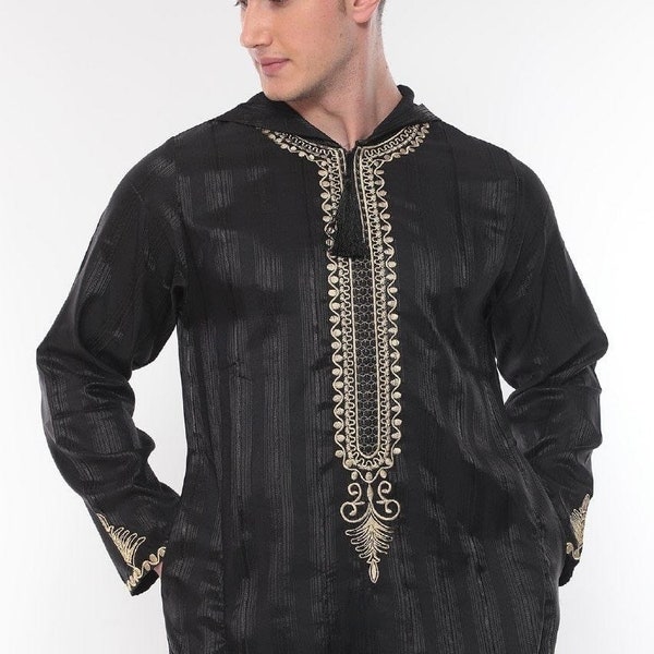 Thobes marocain avec sweat à capuche