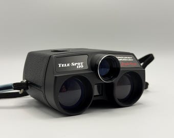 Binocolo fotografico vintage Sedic Tele-Spot 110 degli anni '70 per pellicola 110 / Oggetto raro!