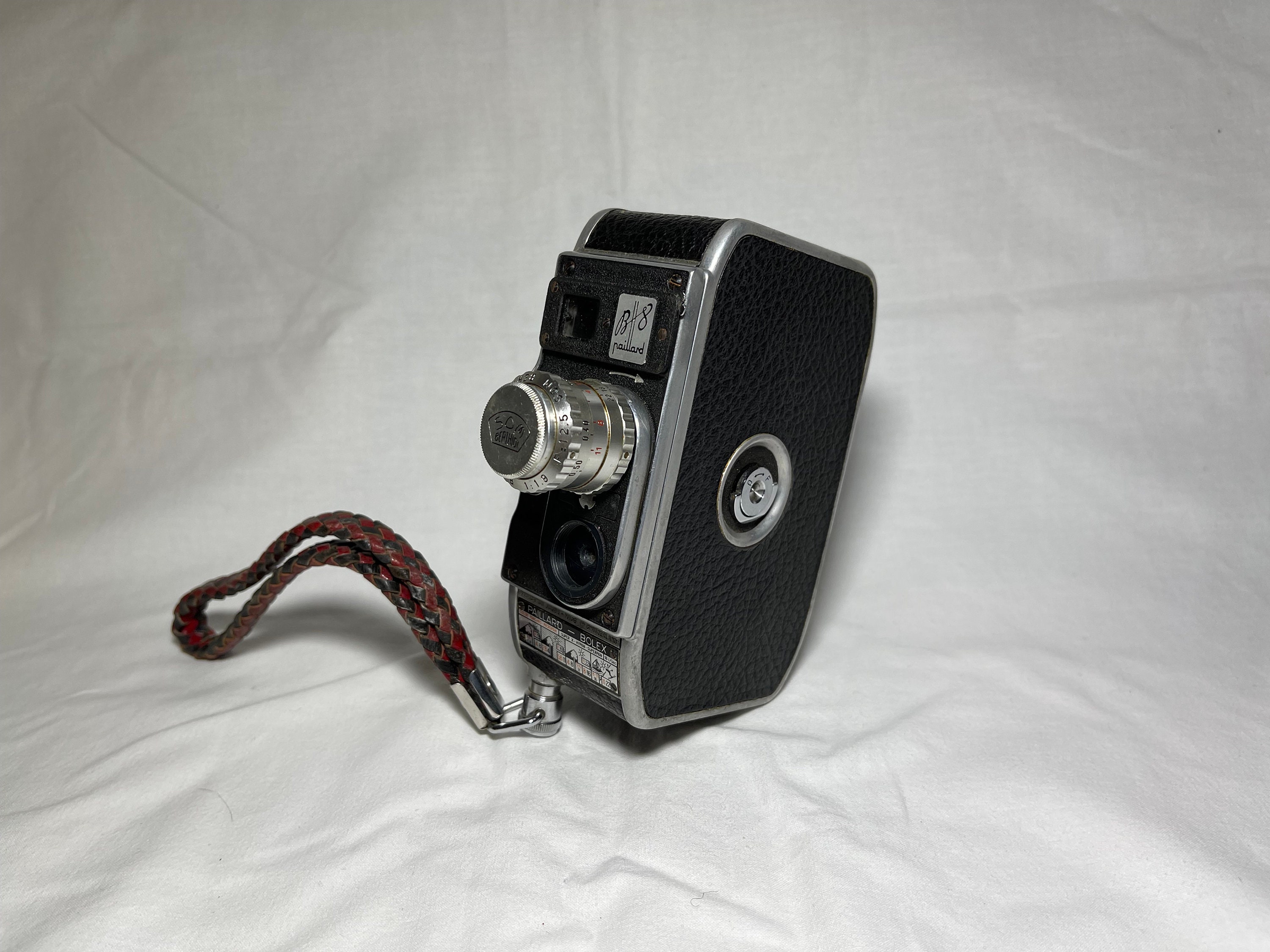 Bolex Paillard B8 ヴィンテージ 8 mm フィルムカメラ 50 年代のスイス