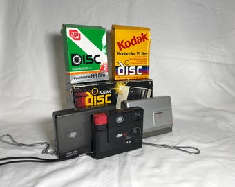 コダック ディスク 8000 とフィルム - 希少なゴールドケースとレンズ