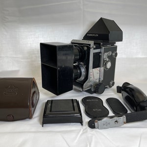Mamiya C3 Professional TLR for Medium Format W/ 135mm Lens. Full