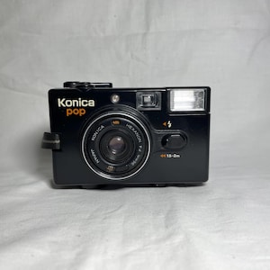Konica Pop vintage point and shoot camera for 35mm film