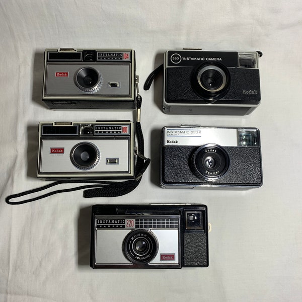 Kodak Instamatic Camera's Vintage werkende camera's