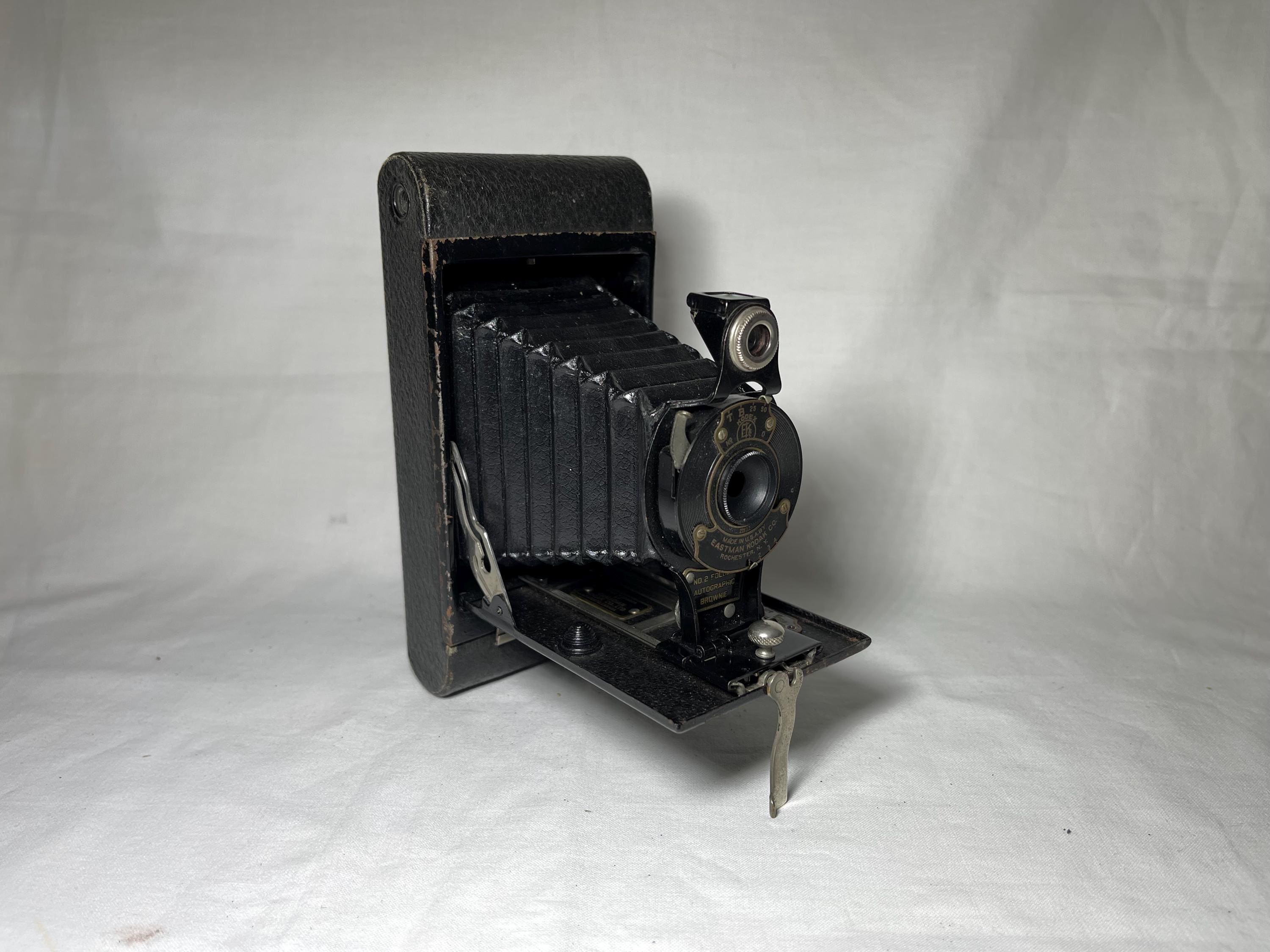 USコダック　No.2 folding autographic brownie コダック No. 2 折りたたみ式オートグラフィックブラウニー カメラ