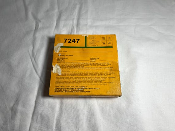 コダック カラーネガティブ2フィルム 7247 30m-100フィート 期限切れ