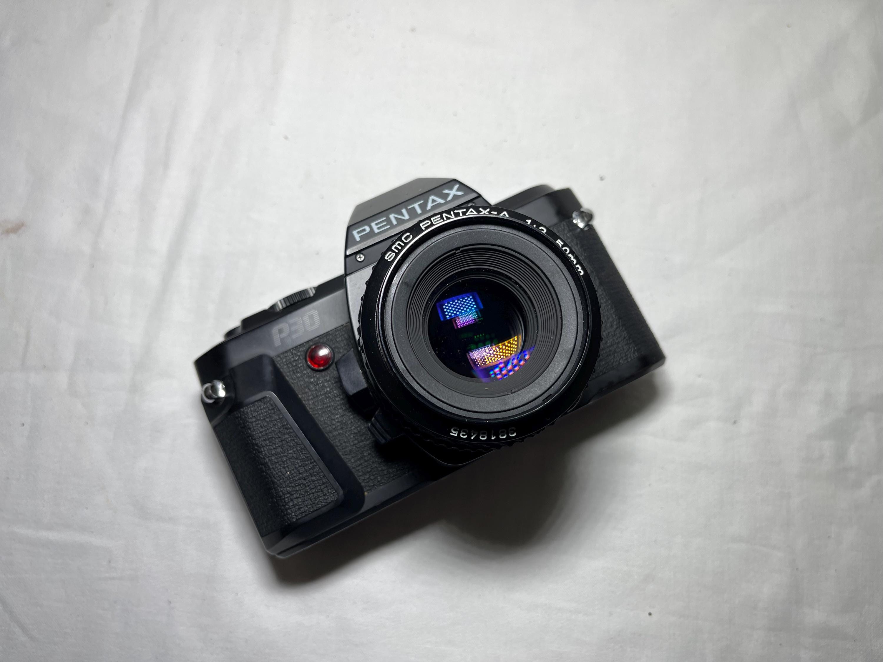 ペンタックス P30 ペンタックス A 50 mm 1:2 ビンテージ一眼レフ（35