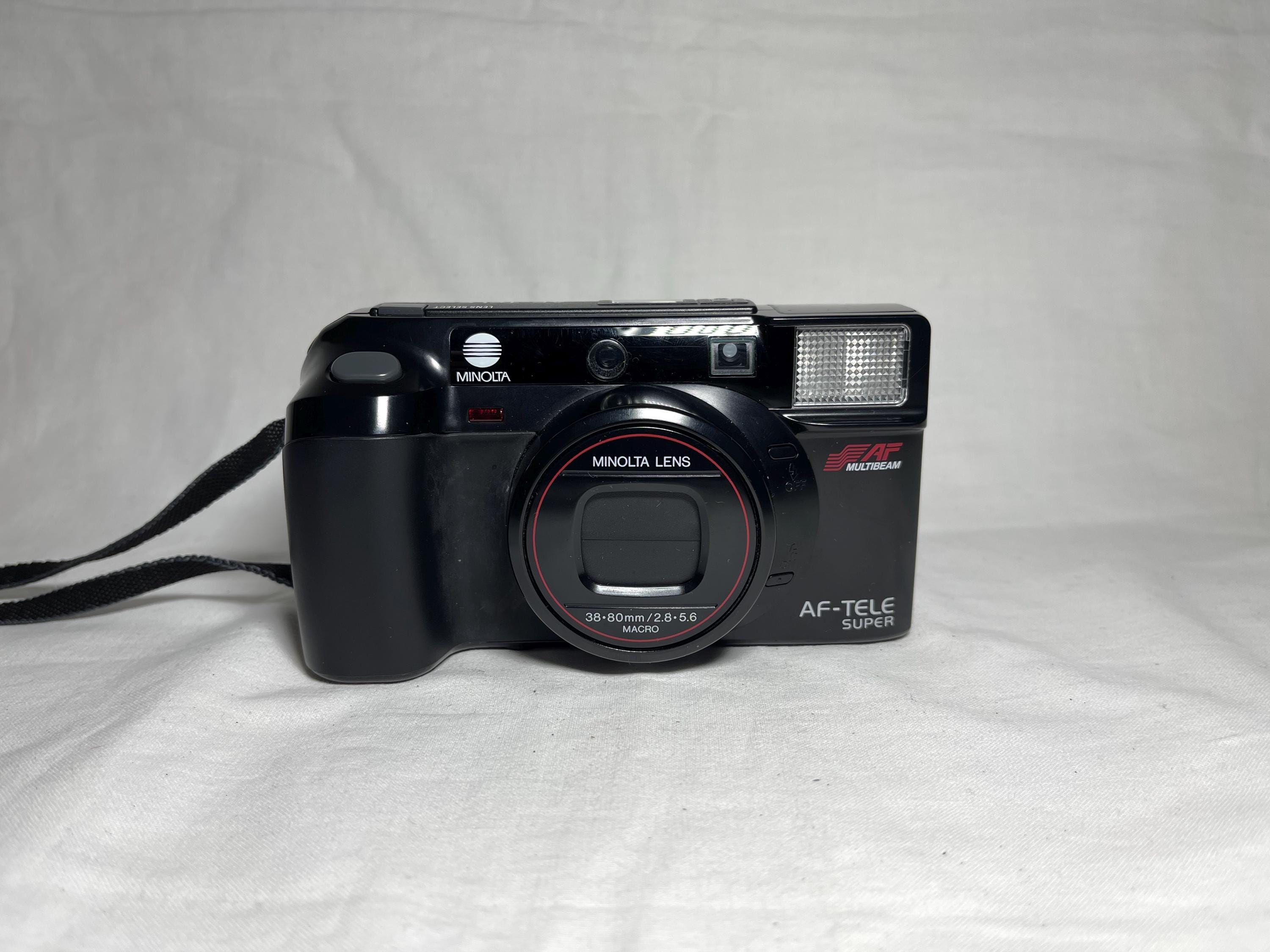 ミノルタ AF-Tele Super 35mmフィルム用ビンテージコンパクトカメラ