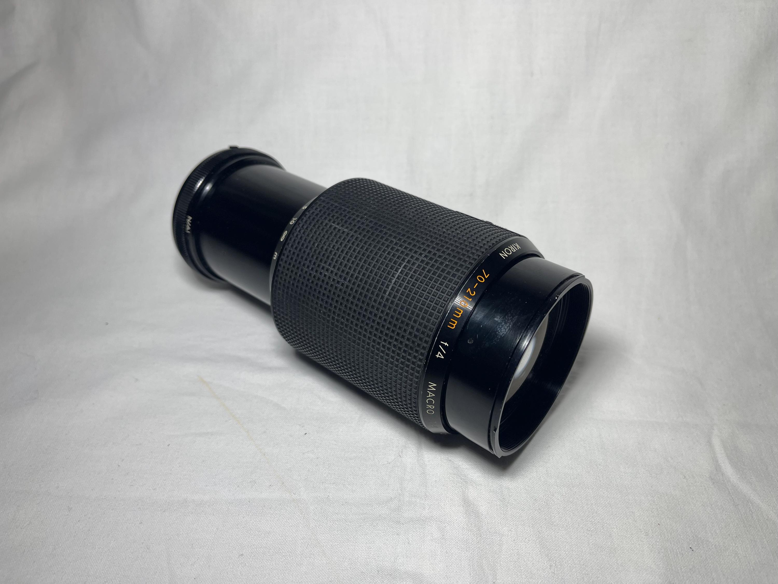 Kiron 70-210 mm F4 ズームロック ビンテージ マクロレンズ (ニコン F 