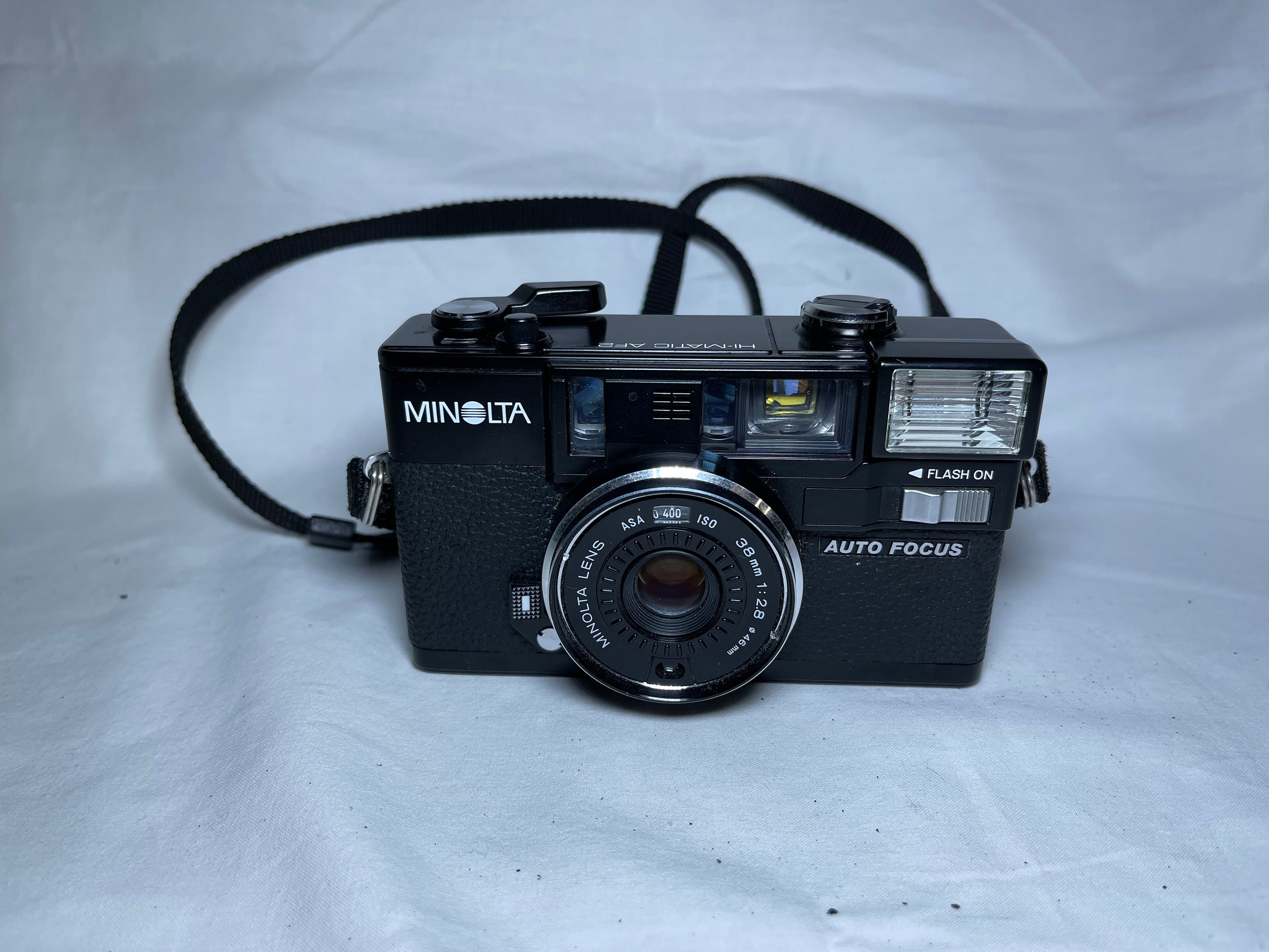 Near MINT] MINOLTA HI-MATIC AF2-MD 38㎜ f/2.8 Point & Shoot