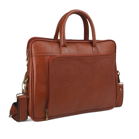 Men Briefcases Bag Laptop Business Travel Bags Handbags Leather Office Bag  | eBay