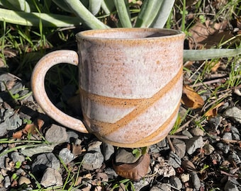 Speckled Geometric Ceramic Mug
