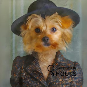 Renaissance Pet Portrait from Photo Custom Funny Canvas for pet owner  Royal Pet Portrait Pet Digital Art Portrait Art Design gifts for mom