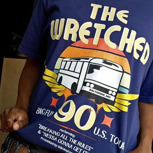 Comfort Colors Party with The Wretched Retro Tee, Funny Cosby Show Shirt, 90s Nostalgia Shirt, Concert Tshirt, Unisex Gift for 80s 90s Baby