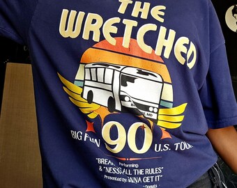 Comfort Colors Party With the Wretched Retro Tee, Funny Cosby Show