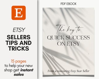 How To Make Sales with a New Etsy shop and rank 1st On Etsy Search Page, Etsy Shop Seller Help Selling Guide, New Etsy Shop Seller Handbook