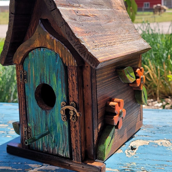 Whimsical Troll Birdhouse