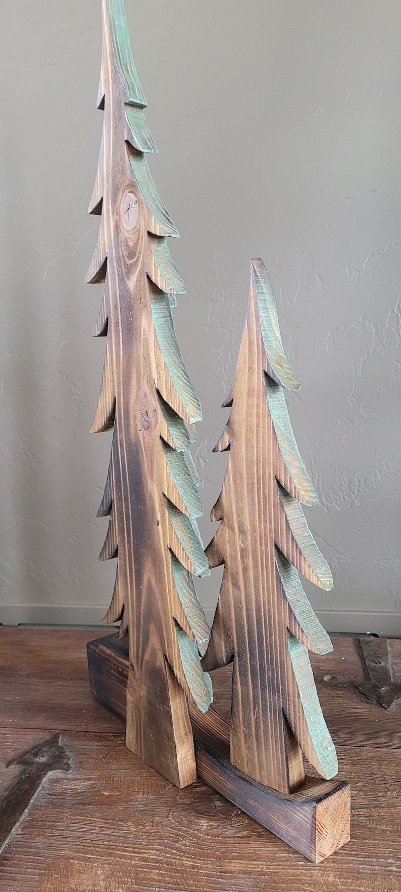 Tall Pines Tree Set Etsy