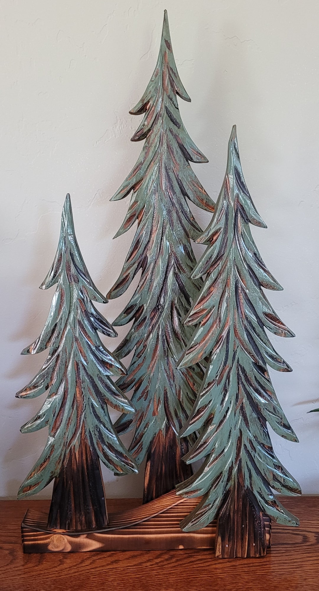 Tall Pines Tree Set Etsy