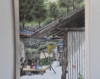 pintura coreana