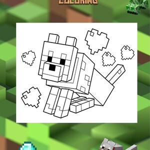 Printable Minecraft Activity Sheets/party Games - Instant Download ...
