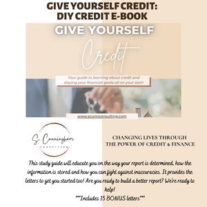 Give Yourself CREDIT! DIY Credit E-Book