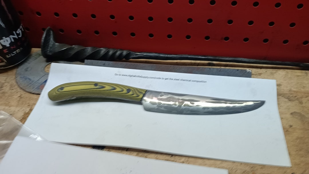 Ball Bearing Damascus Fillet Knife Etsy