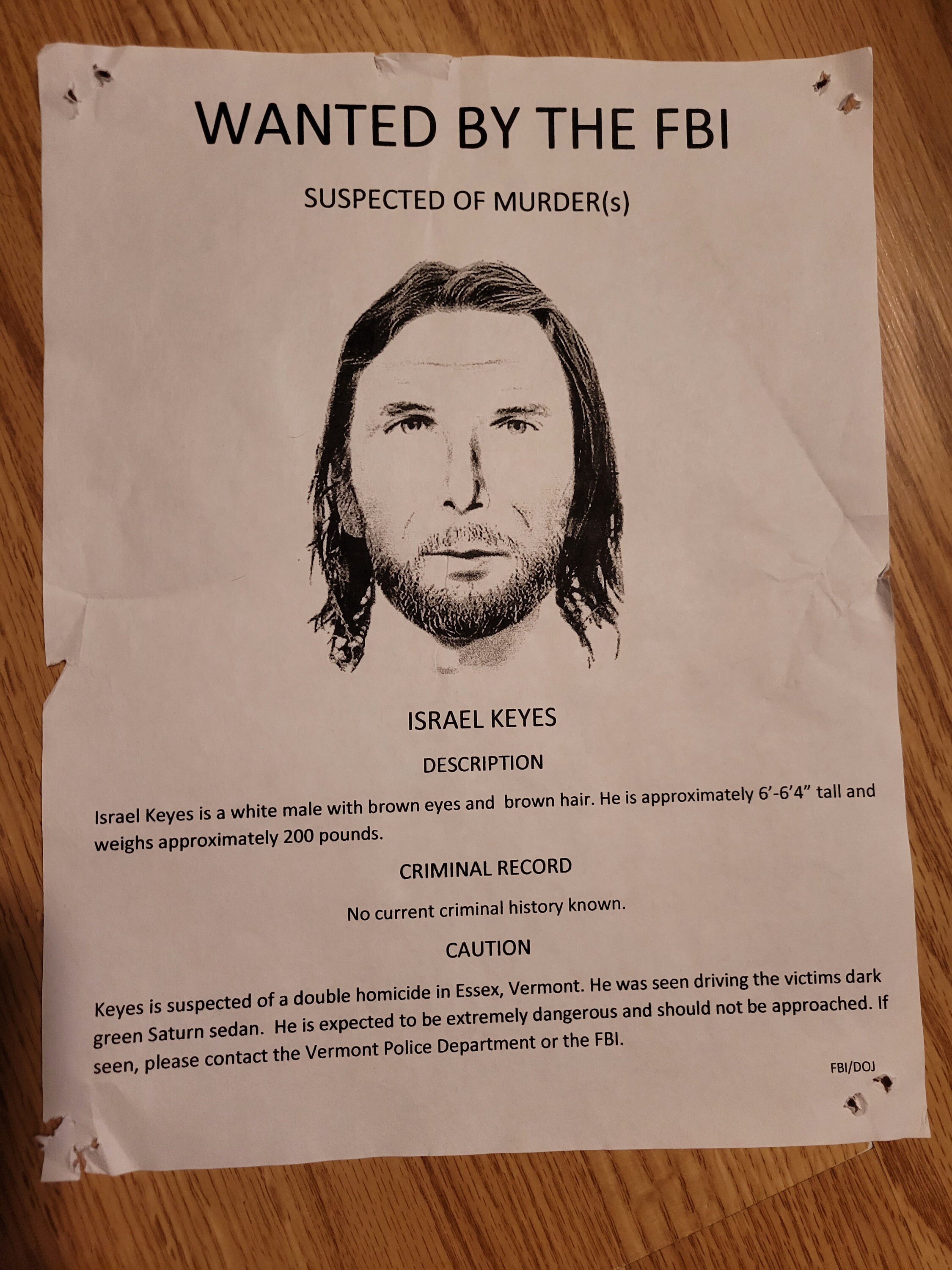 Israel Keyes Samantha Photo - dux9j6h