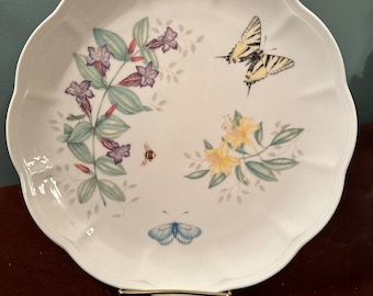 Lenox Butterfly Meadow 10.75” “Swallow Tail”Dinner Plate