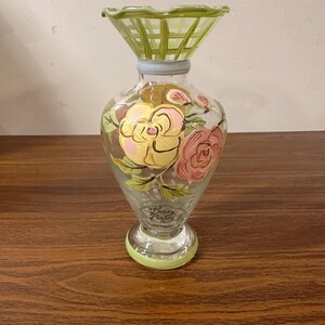 Vintage Tracy Porter Hand Painted Bud Vase &quot;GWENDOLYN&quot;