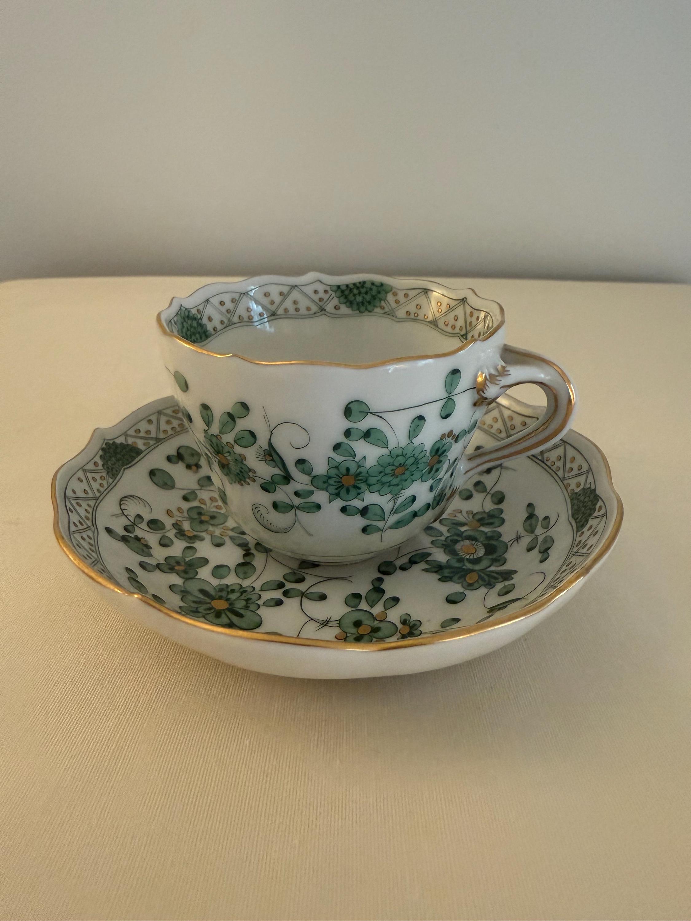 食器 Meissen, antique Antique 18th C. Ornithological Meissen Porcelain Plate