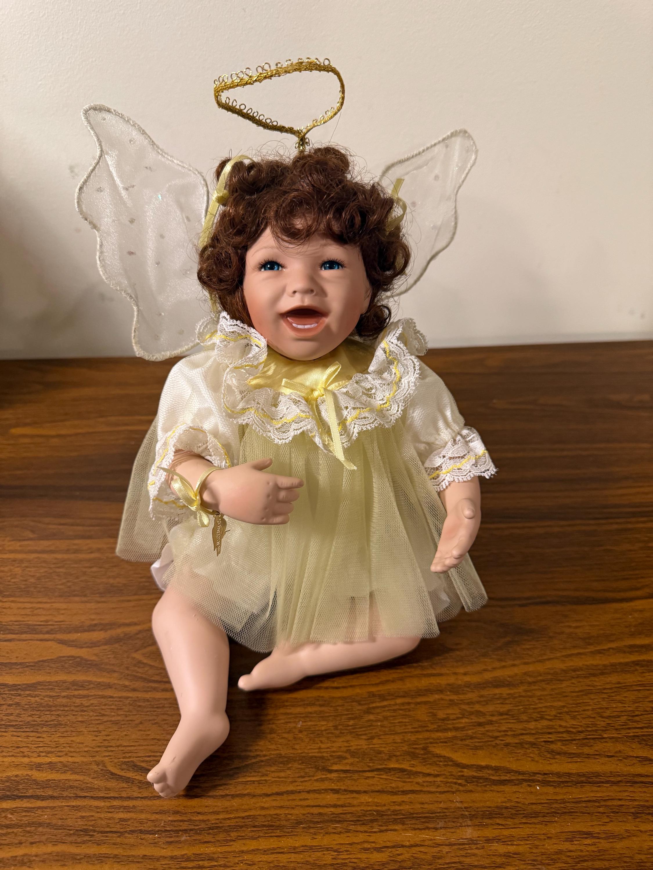アンティーク 人形  Ashton-Drake Galleries Ashton Drake Galleries Porcelain Doll” I Wish You Happiness“ - Etsy
