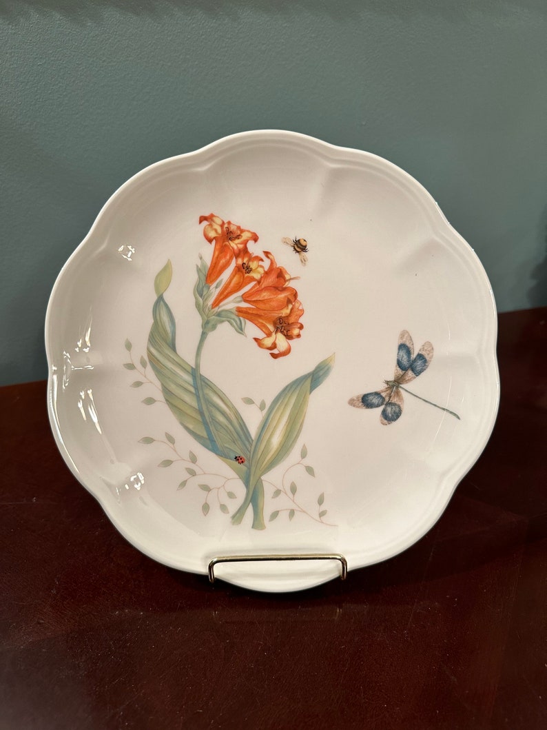 Lenox Butterfly Meadow Dragonfly Accent Plate image 1