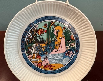Wedgwood Children’s Story 1975 “The Little Mermaid by Hans Christian Andersen”Plate
