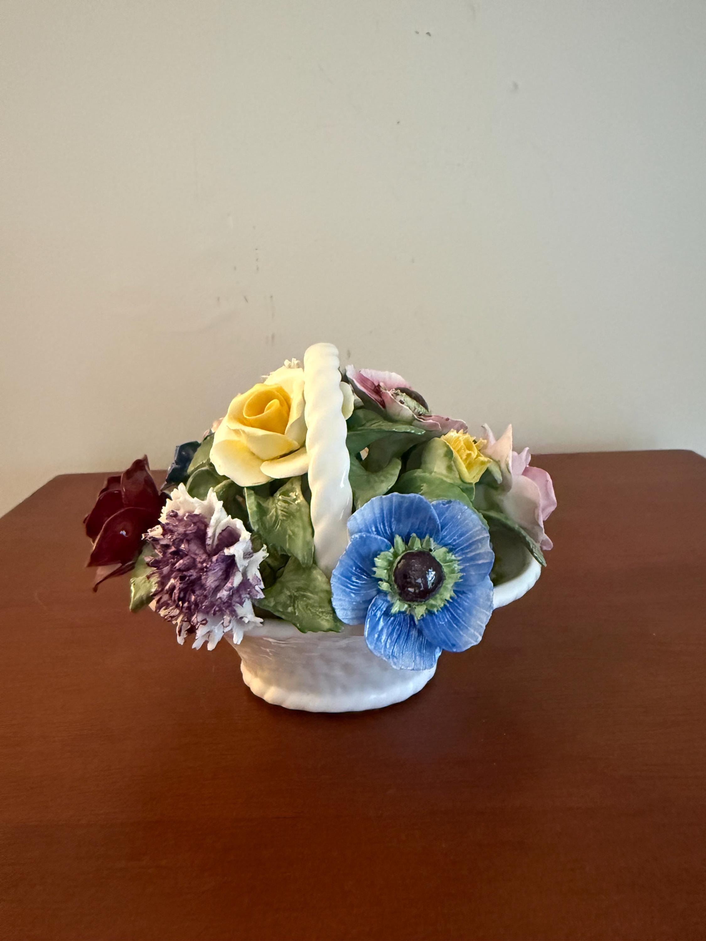 Vintage Porcelain Flowers England - Etsy
