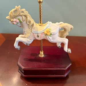 Vintage Carousel Music Box
